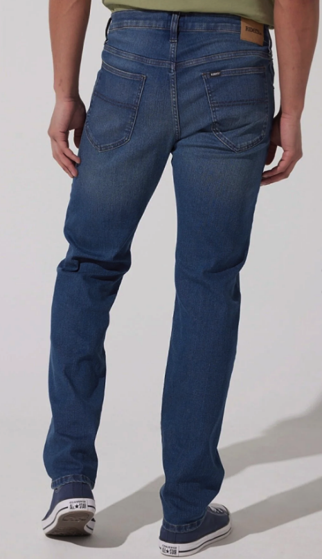 Riders by Lee Dallas Straight Fit Straight Cut Normal Waist Blue Elastic Jeans Jeans L002